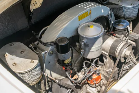 Motorraum mit luftgekühltem Boxermotor